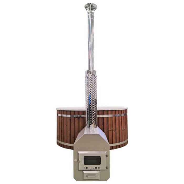 Akrylowa balia Wellness z piecem zewnetrznym 4