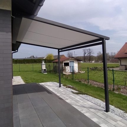 Pergola MODU weranda nad schodami
