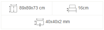 89x89x73 paella