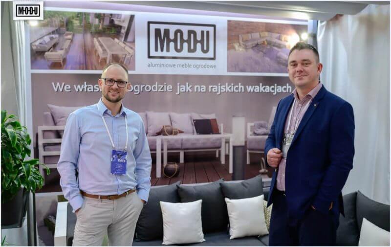 Meble balkonowe na wymiar modu zdjecie zespolu z targow