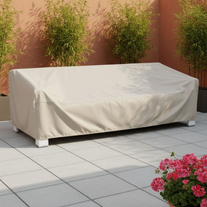 pokrowiec sofa letni bezowy