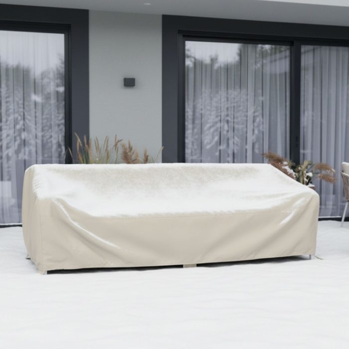 pokrowiec zima sofa 3os bezowy
