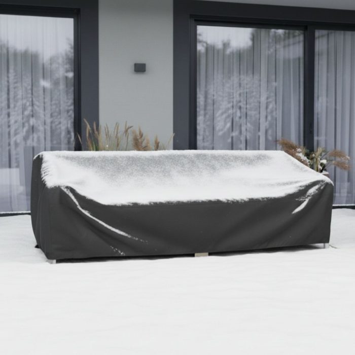 pokrowiec zimowy sofa 3os grafitowy