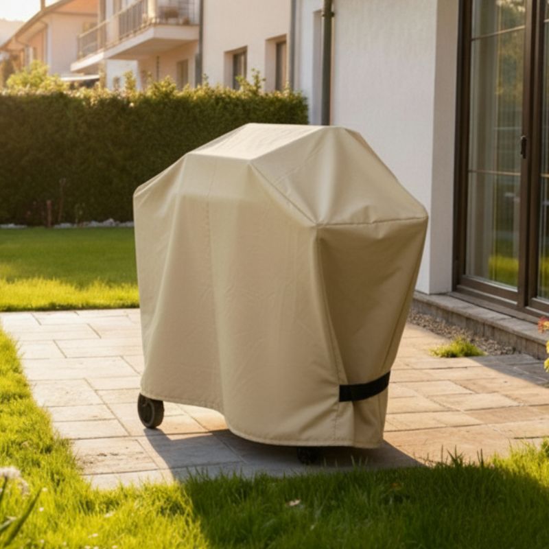 Pokrowiec_grill_stand_beżowy_105 Pokrowiec grill stand bezowy 105
