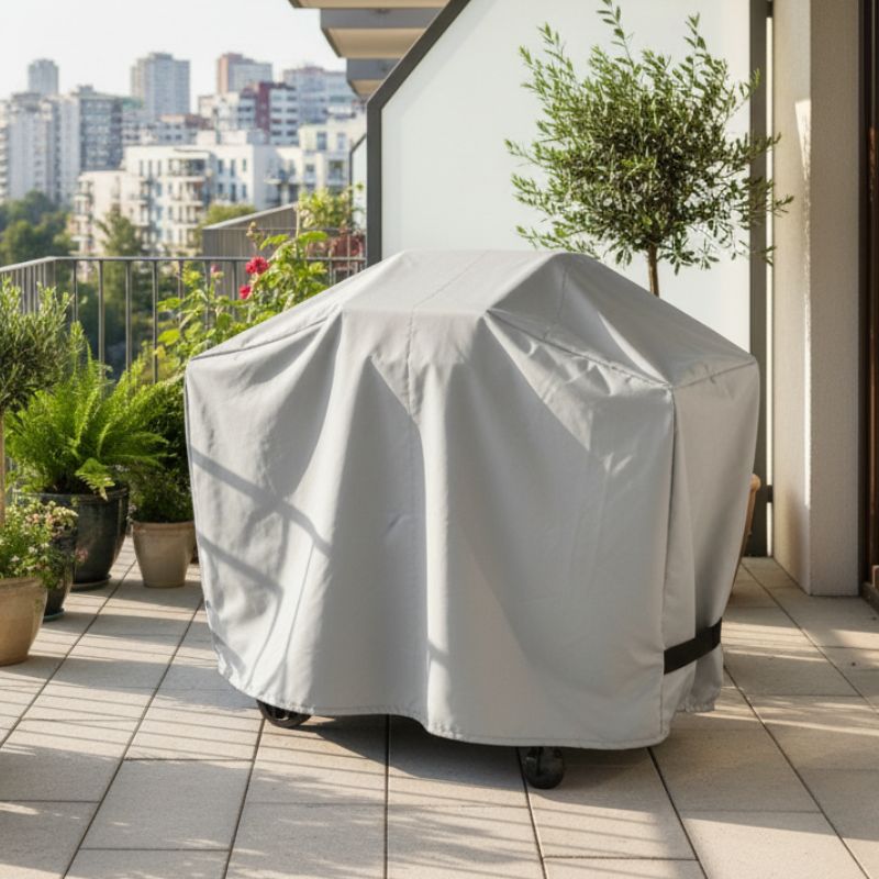 Pokrowiec_grill_stand_szary_147 Pokrowiec grill stand szary 147