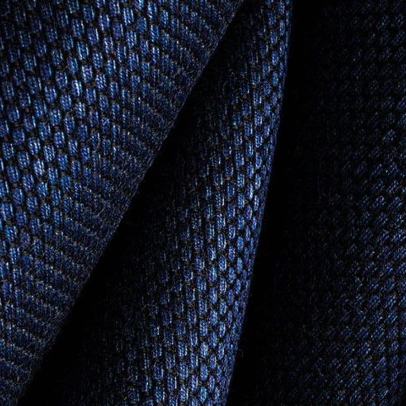 Wadi_Shibori_WAD_J633(2) tkanina w kolorze granatowym, ciemnoniebieskim odporna na blaknięcie, tapicerska