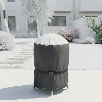 Pokrowiecochronny na grilla, odporny na mróz, śnieg i wiatr w kolorze grafitowym