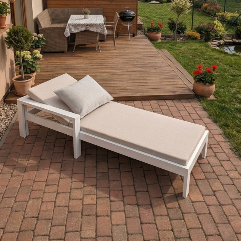 Leżak_aluminiowy_z_poduszkami_Arucas_5 leżak z zagłówkiem ruchomym