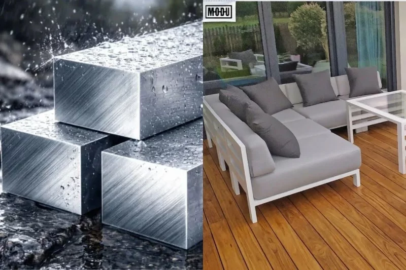 Naroznik ogrodowy z aluminium